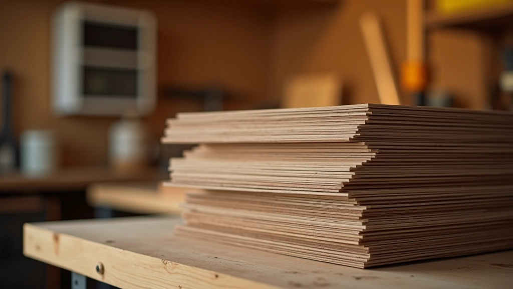 Laminate sheets stored properly in horizontal position with moisture protection